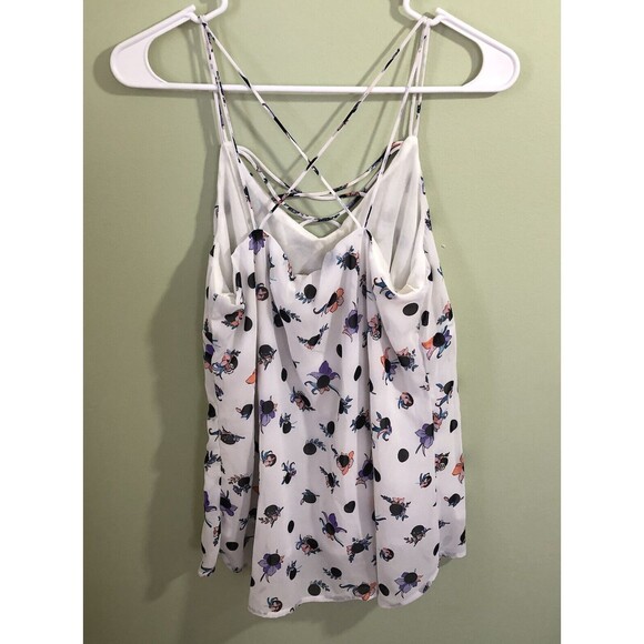 Japna Women's Halter Top Floral/Polka Dot Pattern Style 14682 Size Large - Picture 4 of 5